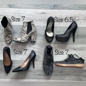 Shoes, sizes described in picture